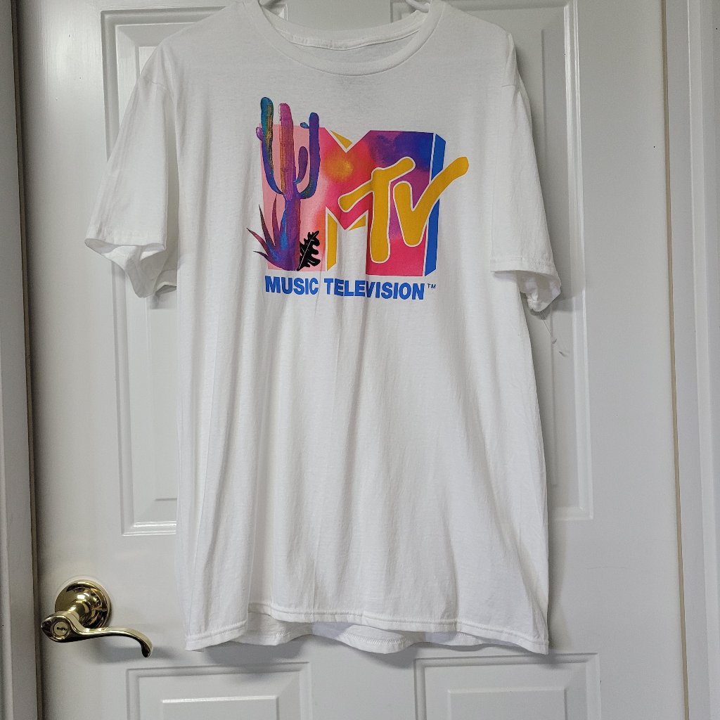 Brand New Mtv Novelty Tshirt Band Music Shirt Tee Large